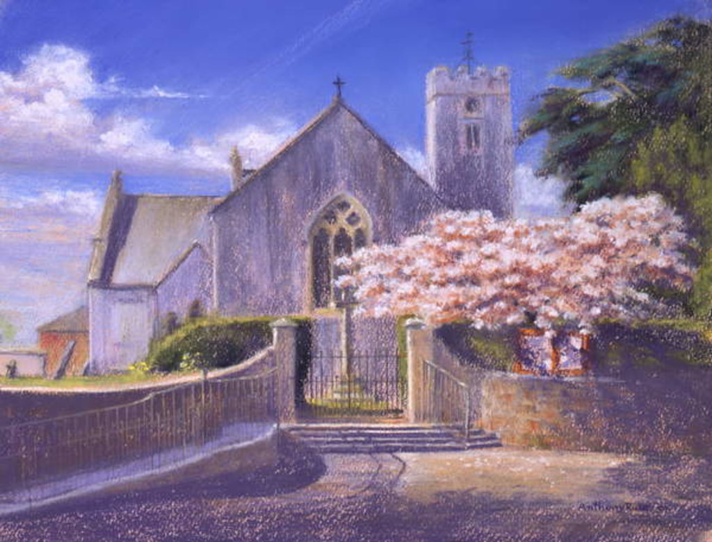 Detail of Springtime at St Mary's, 2004 by Anthony Rule