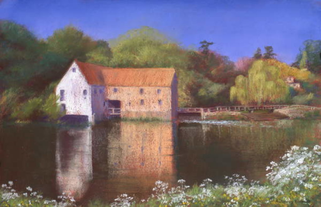Detail of Springtime at the Mill, 2004 by Anthony Rule