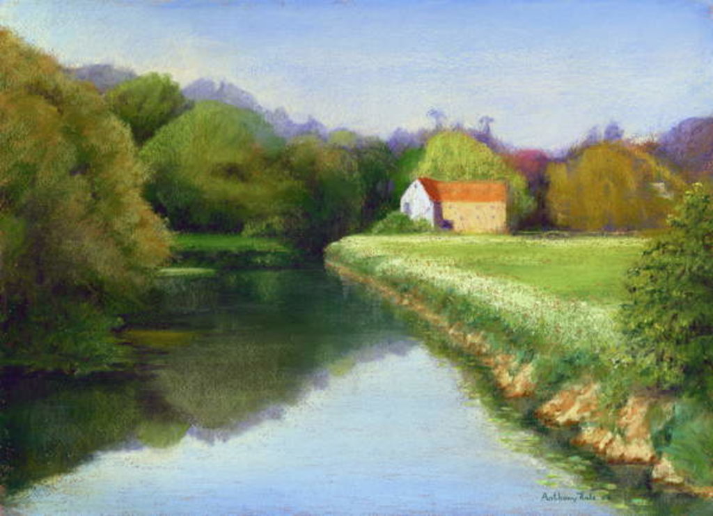 Detail of The Mill on the Stour, 2004 by Anthony Rule