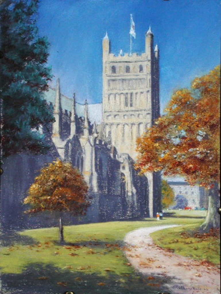 Detail of Exeter Cathedral - North Tower, 2003 by Anthony Rule
