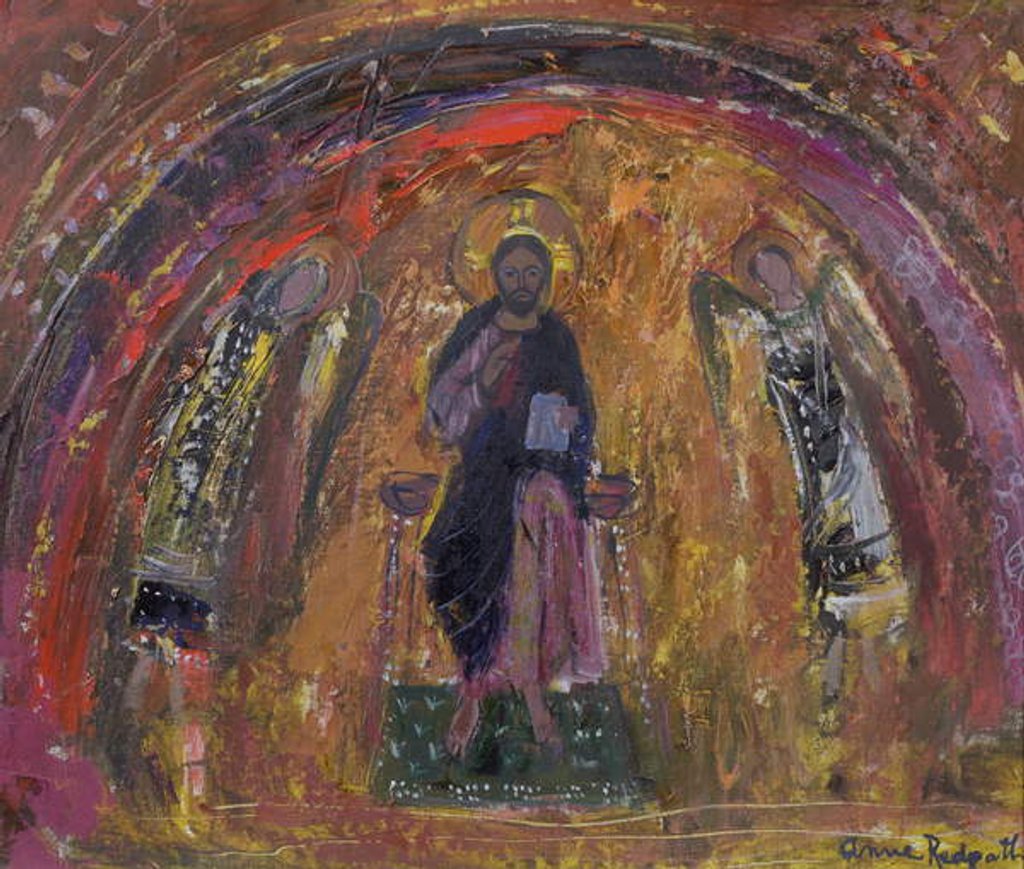 Detail of In a Chapel, Torcello by Anne Redpath