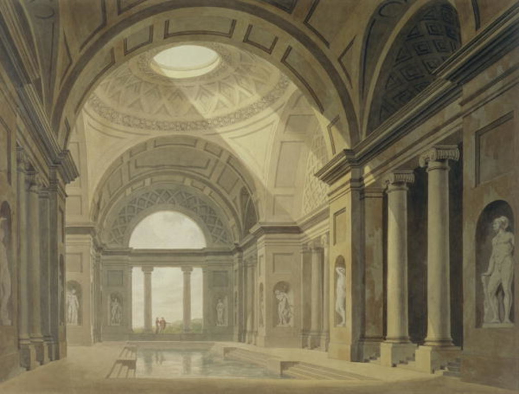 Detail of Ancient Baths by Joseph Nash