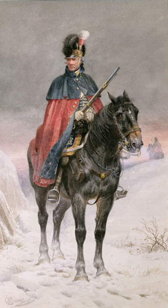 Detail of Outpost, English Light Dragoons by Richard Beavis