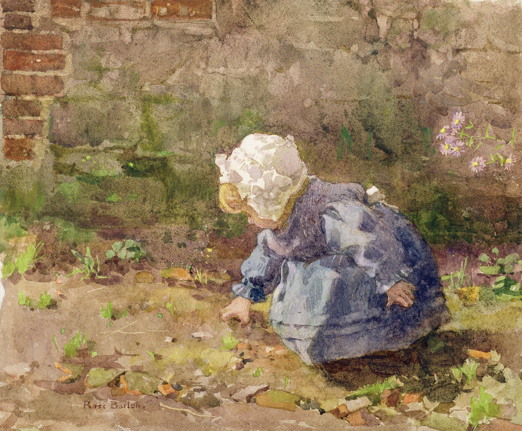 Detail of Child with White Cap by Rose Maynard Barton