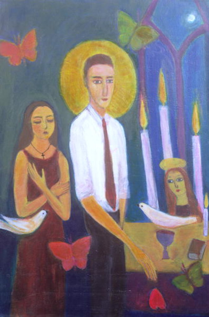 Detail of Evening Prayer, 2001 by Roya Salari