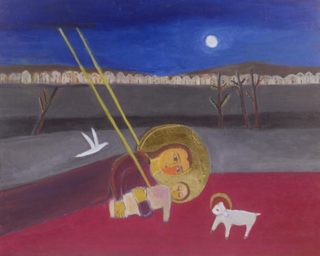 Detail of Mother and Child at Mazar, 2002 by Roya Salari