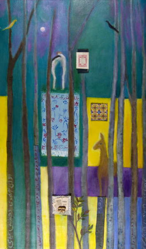 Detail of The Fall of Adam and Eve, 2011 by Roya Salari