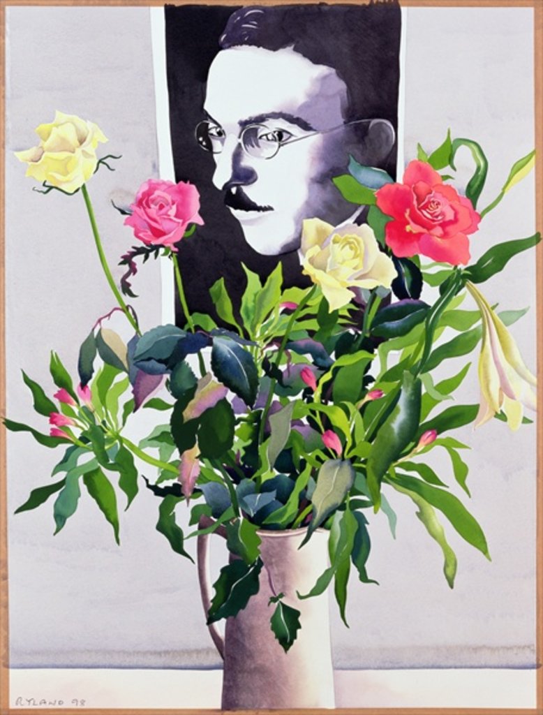 Detail of Fernando Pessoa, Roses and Lilies by Christopher Ryland