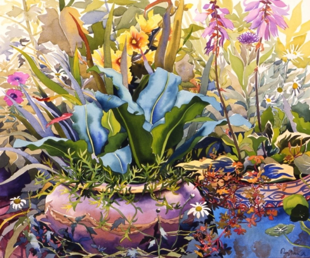 Detail of Garden with Plants, 2000 by Christopher Ryland