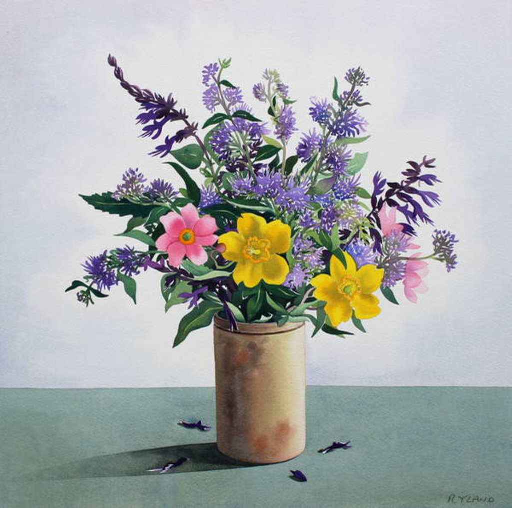 Detail of Flowers, 2017 by Christopher Ryland