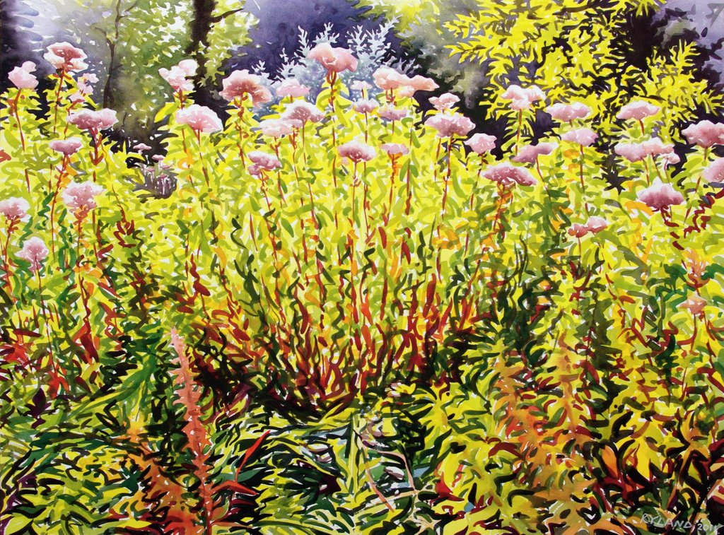 Detail of Riverside, Late Summer by Christopher Ryland