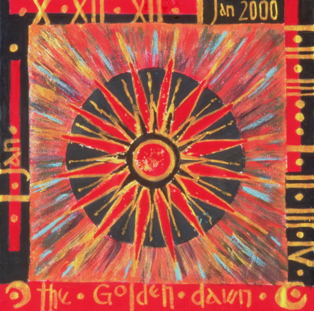 Detail of 1st Jan, the Golden Dawn by Sabira Manek