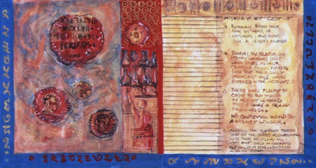 Detail of Coins by Sabira Manek