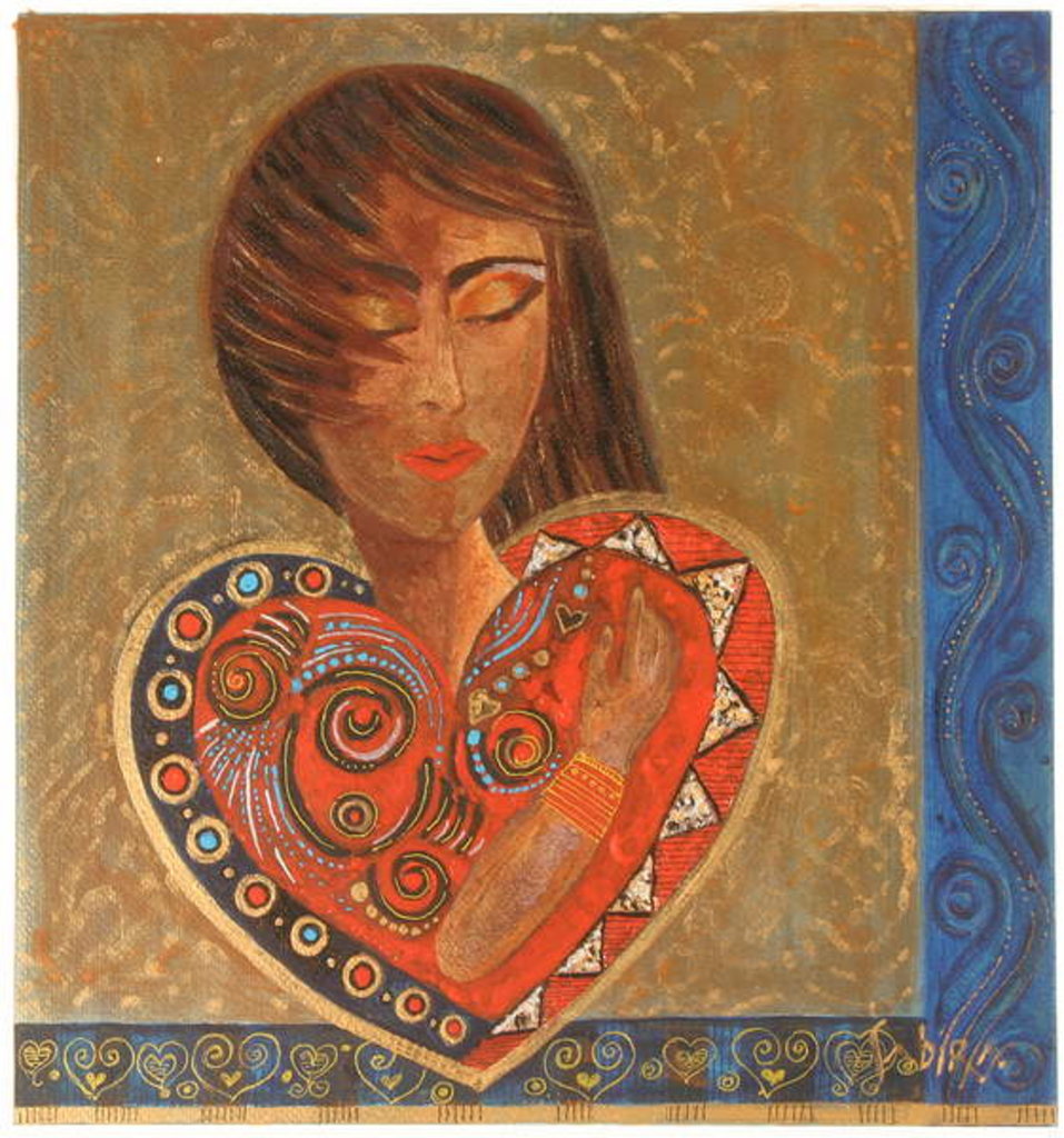 Detail of Hand on Heart, 2007 by Sabira Manek