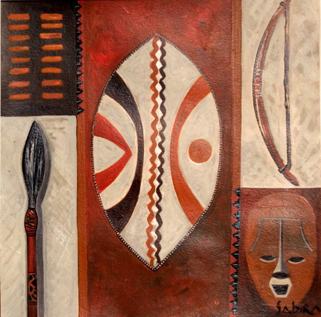 Detail of Tulivu, 2007 by Sabira Manek