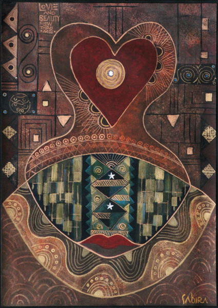 Detail of Empress, 2013 by Sabira Manek