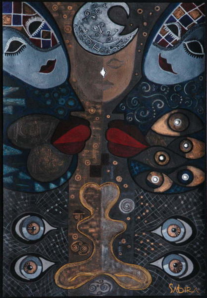 Detail of Lovers, 2013 by Sabira Manek