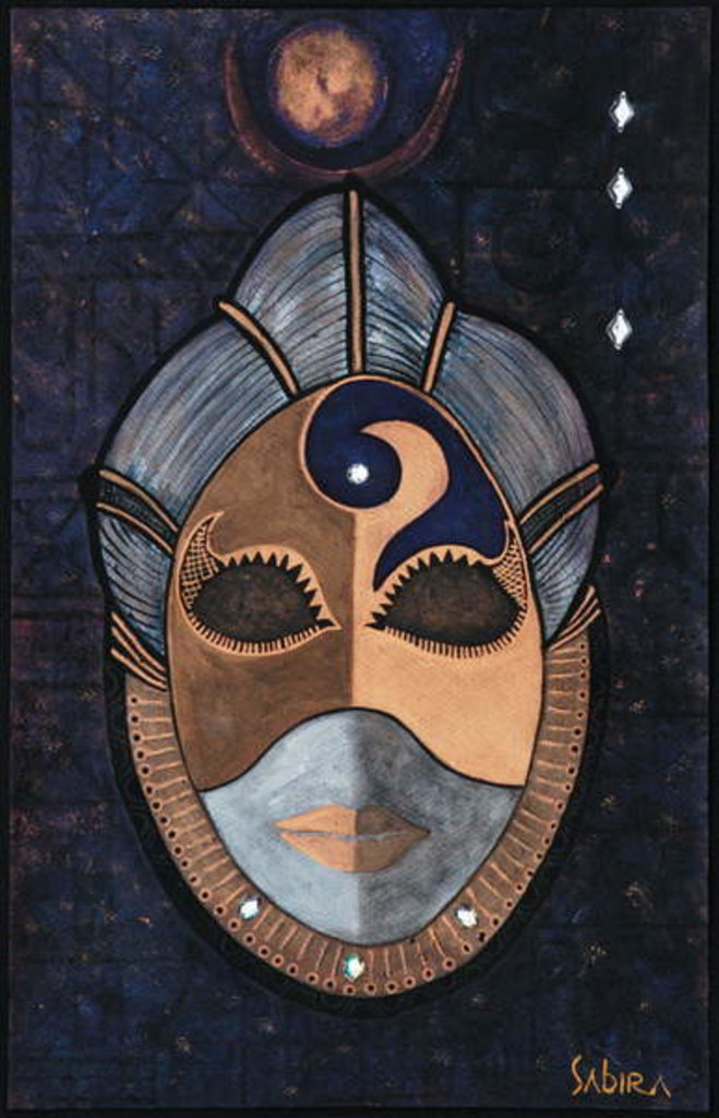 Detail of Priestess, 2013 by Sabira Manek