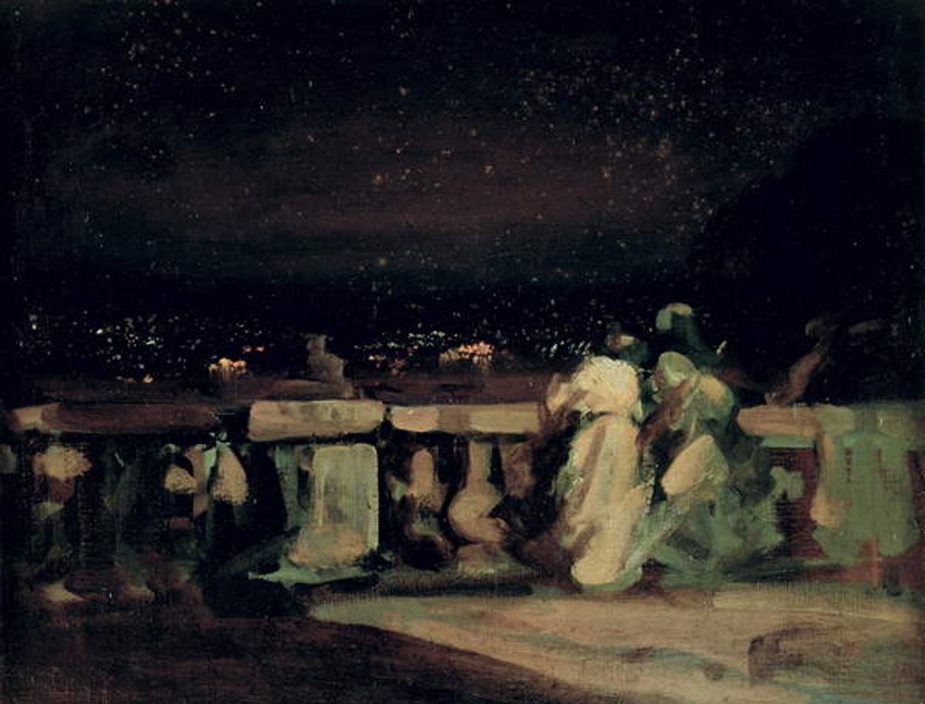Detail of Watching the Fireworks at St. Cloud, late 19th-early 20th century by Charles Edward Conder
