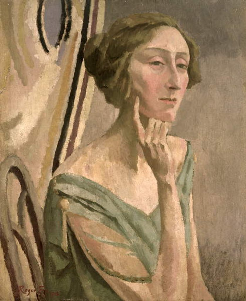 Detail of Portrait of Edith Sitwell, 1918 by Roger Eliot Fry