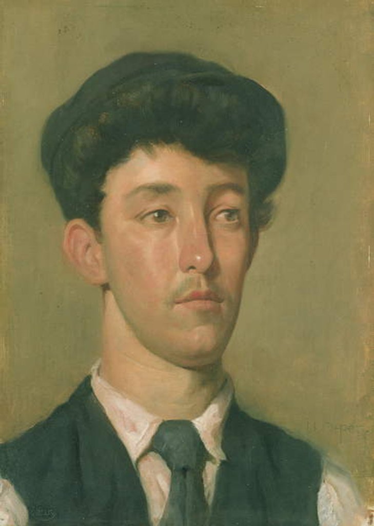 Detail of Portrait of a Youth by William Orpen