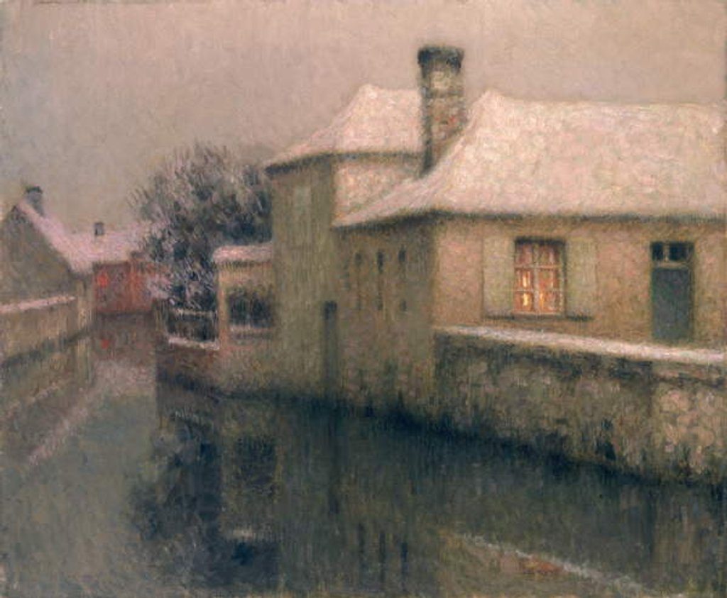 Detail of Nemours, 1900-13 by Henri Eugene Augustin Le Sidaner