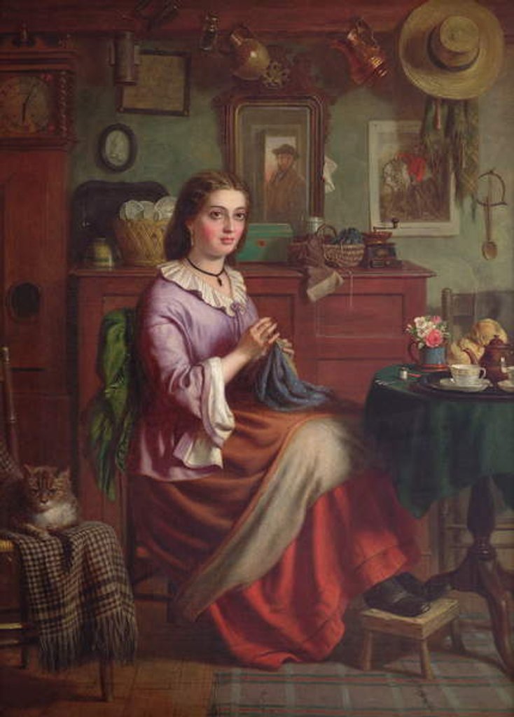 Detail of The Labourer's Welcome by Joseph Clark