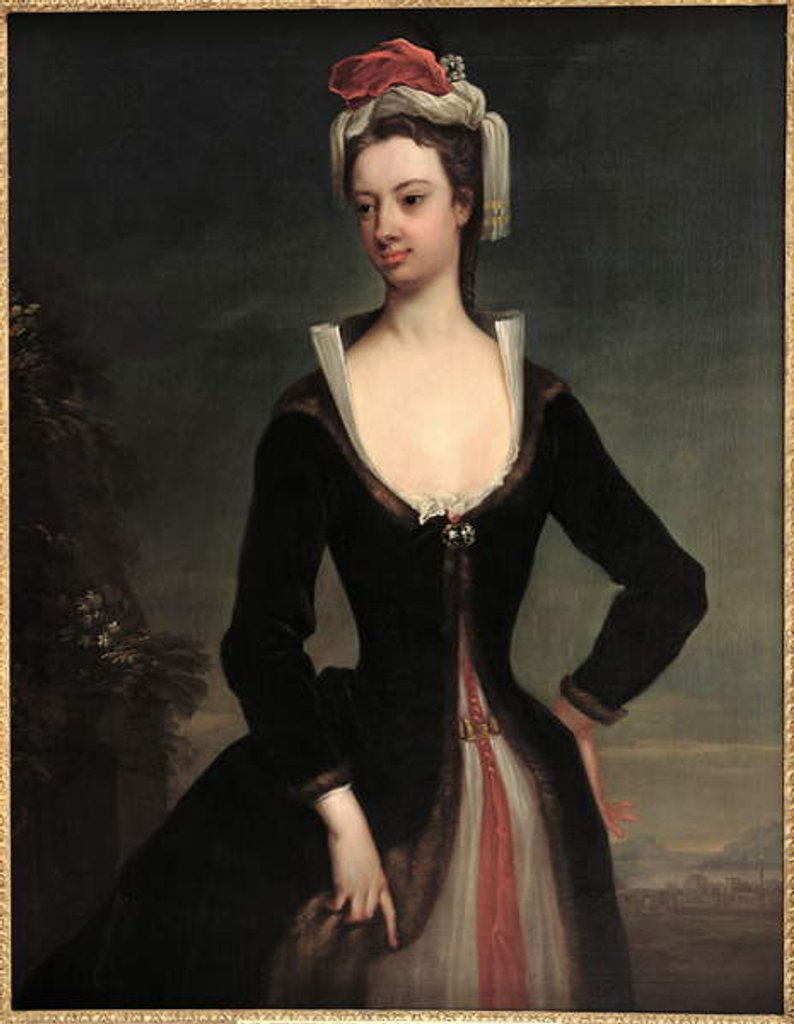 Detail of Lady Mary Wortley Montagu, c.1718 by Jonathan Richardson