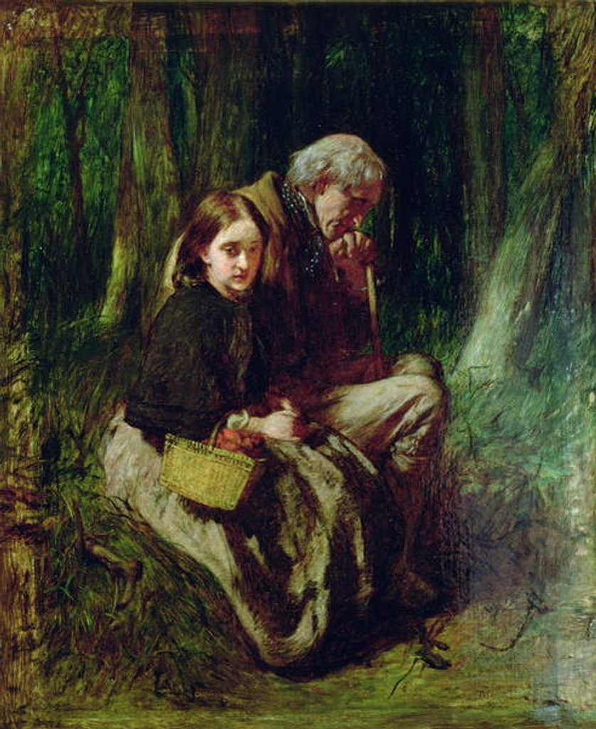 Detail of Little Nell and Her Grandfather in the Wood, c.1863 by William Quiller Orchardson