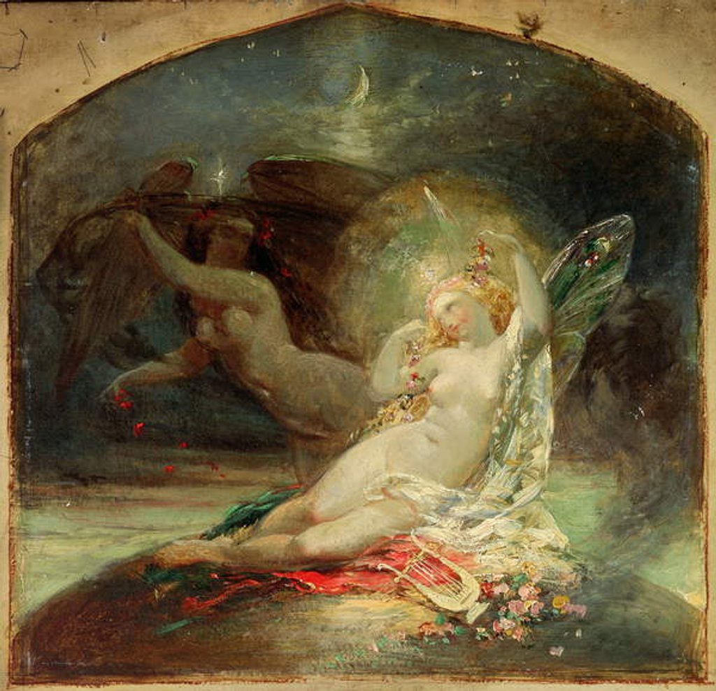 Detail of The Fairy Queen by Joseph Noel Paton