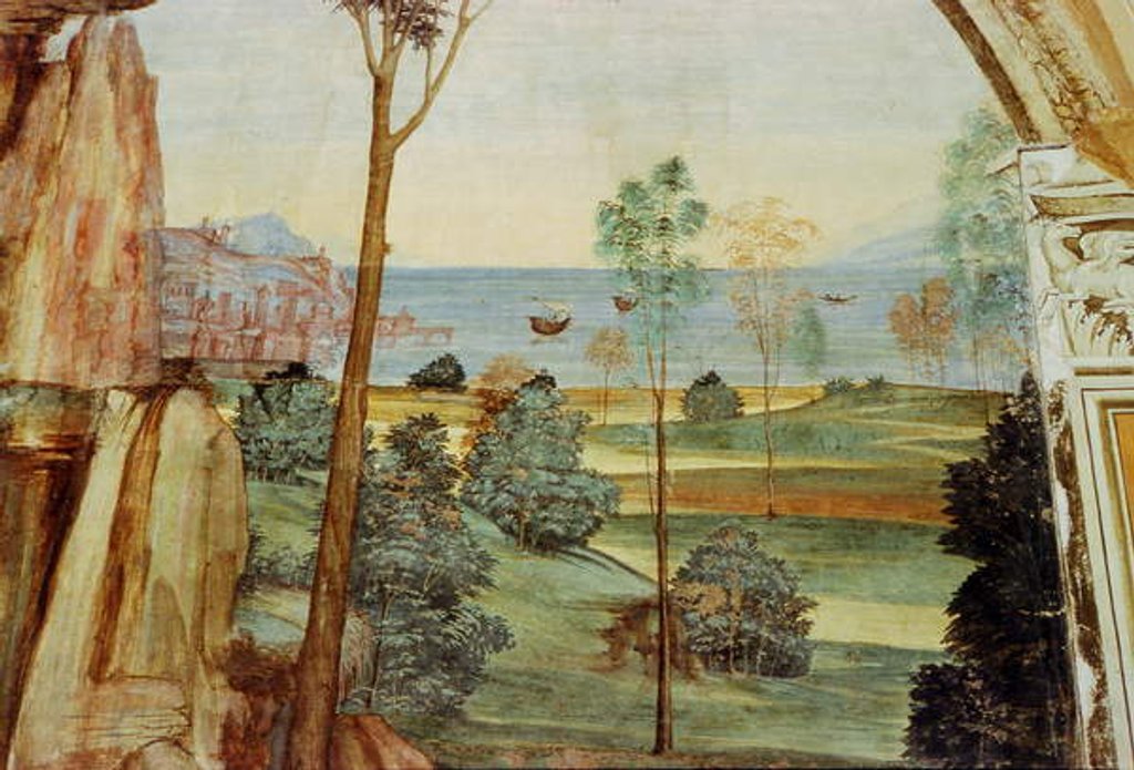 Detail of The Life of St. Benedict by L. & Sodoma G. Signorelli