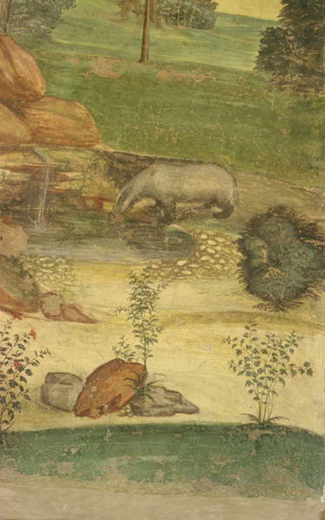 Detail of The Life of St. Benedict by L. & Sodoma G. Signorelli