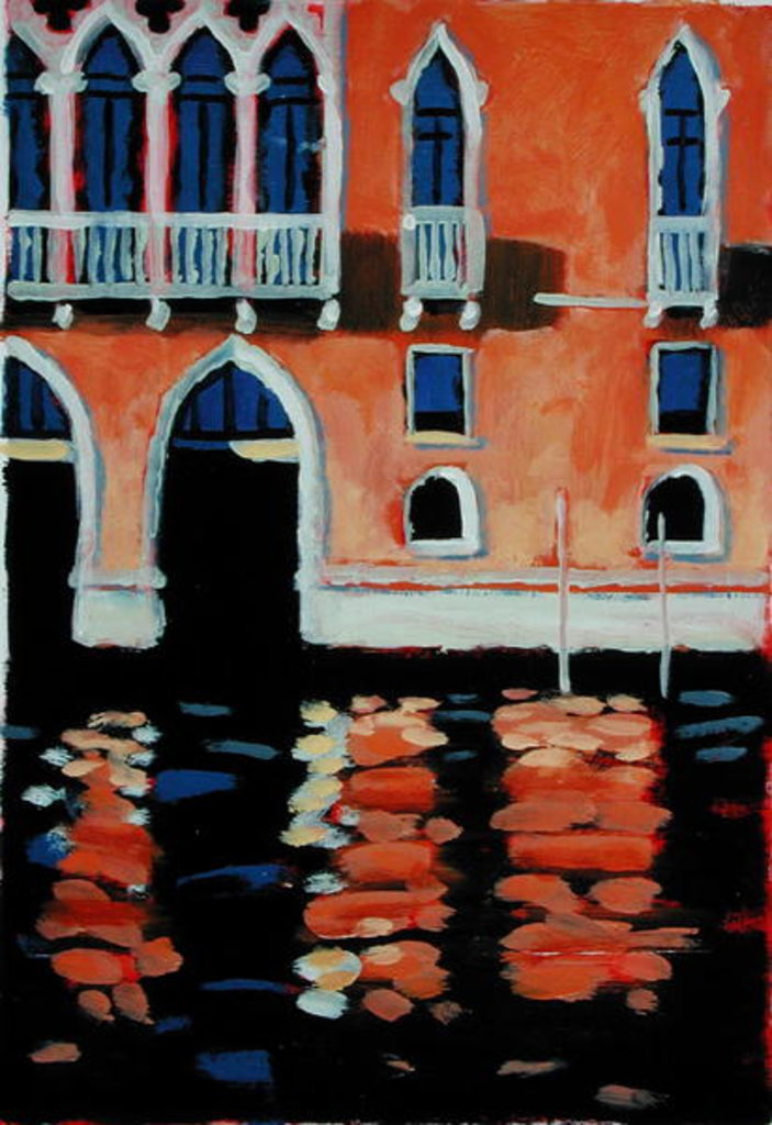 Detail of Palazzo, Venice by Sara Hayward