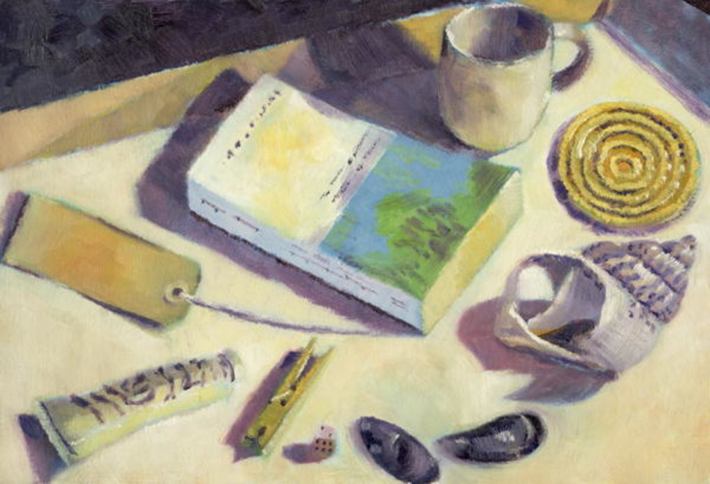 Detail of Holiday Reading by Sara Hayward