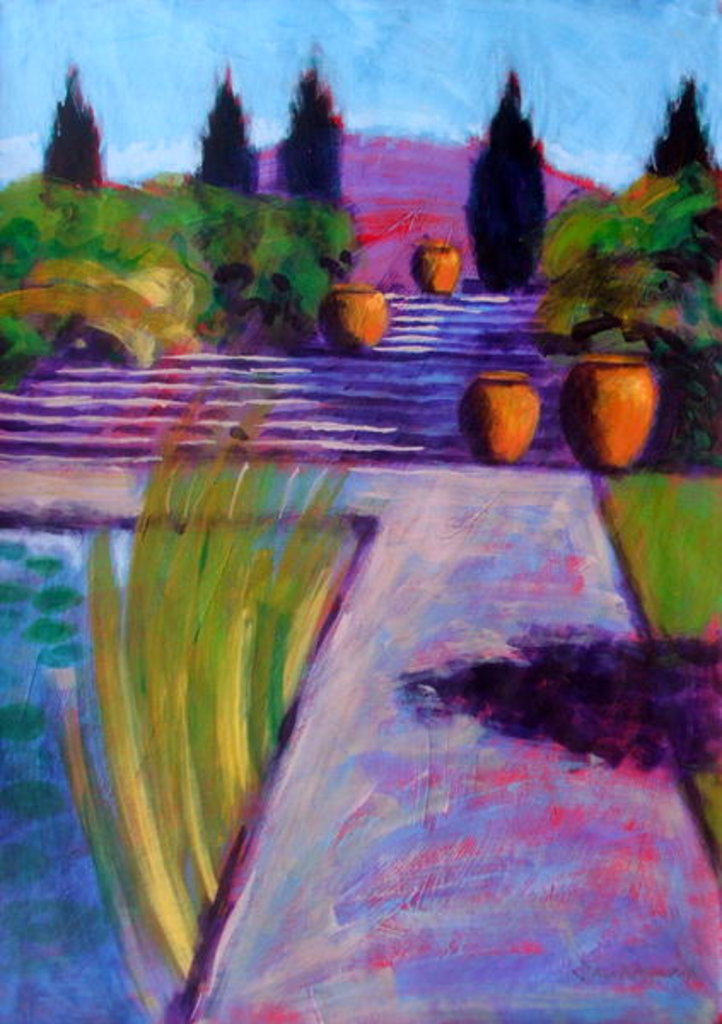 Detail of Garden Pots by Sara Hayward