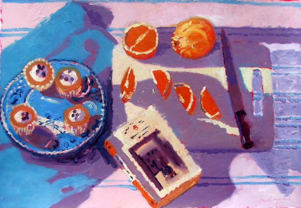 Detail of Oranges by Sara Hayward