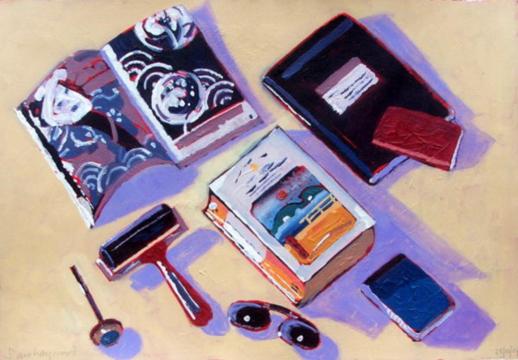 Detail of Roller and Sunglasses by Sara Hayward