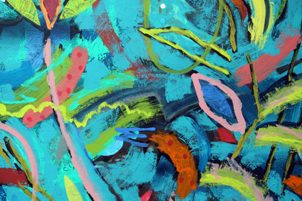 Detail of Abstract 17, 2014 by Sara Hayward