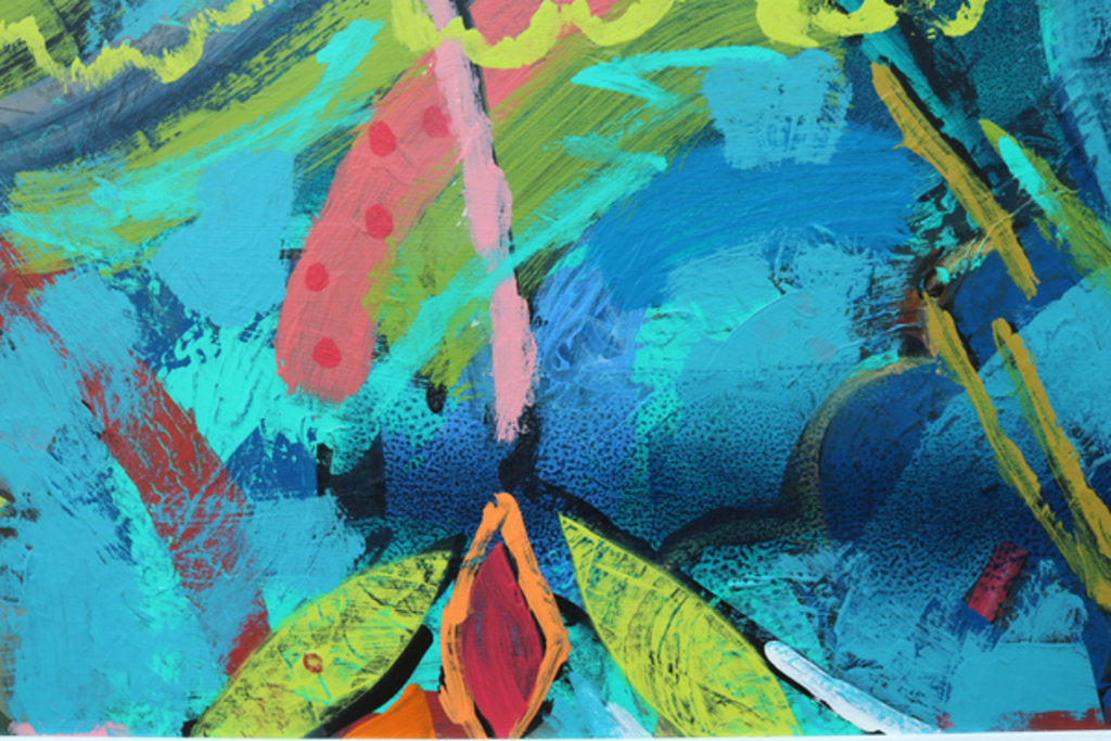 Detail of Abstract 22, 2014 by Sara Hayward