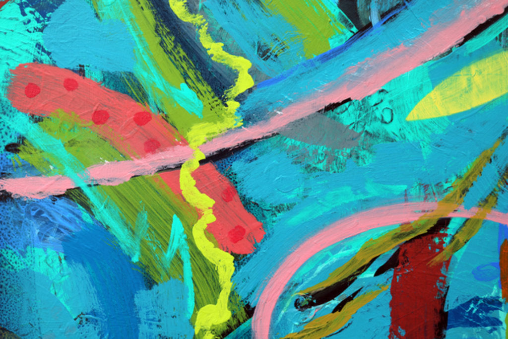 Detail of Abstract 25, 2014 by Sara Hayward