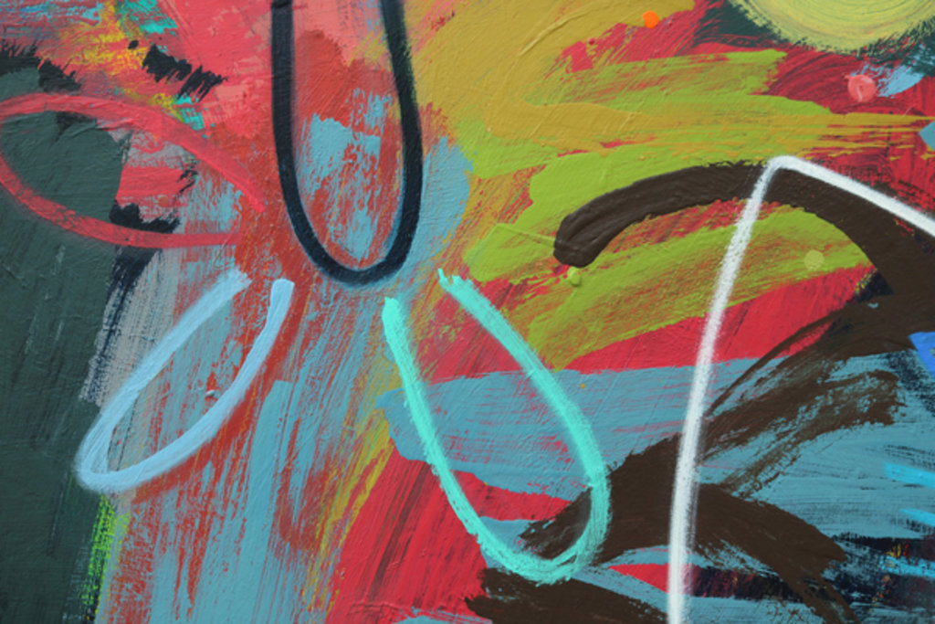 Detail of abstract 42 by Sara Hayward