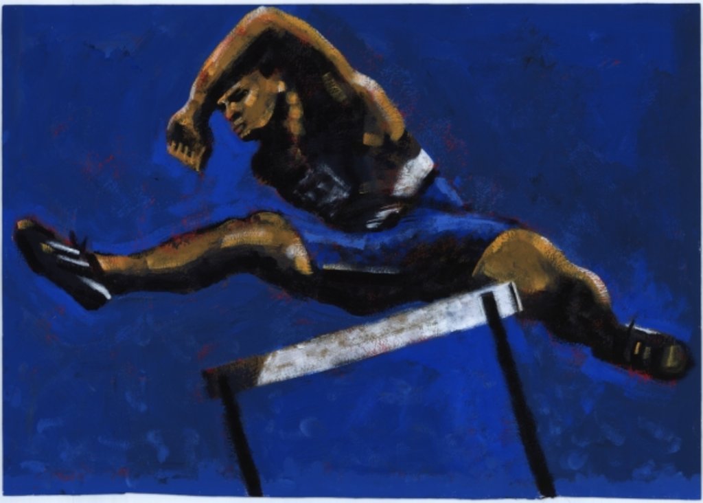 Detail of Hurdler, 2009 by Sara Hayward