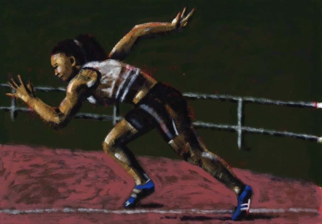 Detail of Start, 2009 by Sara Hayward