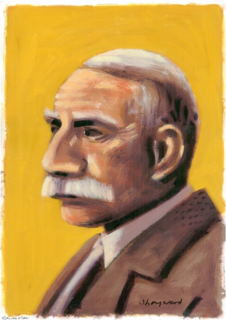 Detail of Edward Elgar, 2008 by Sara Hayward