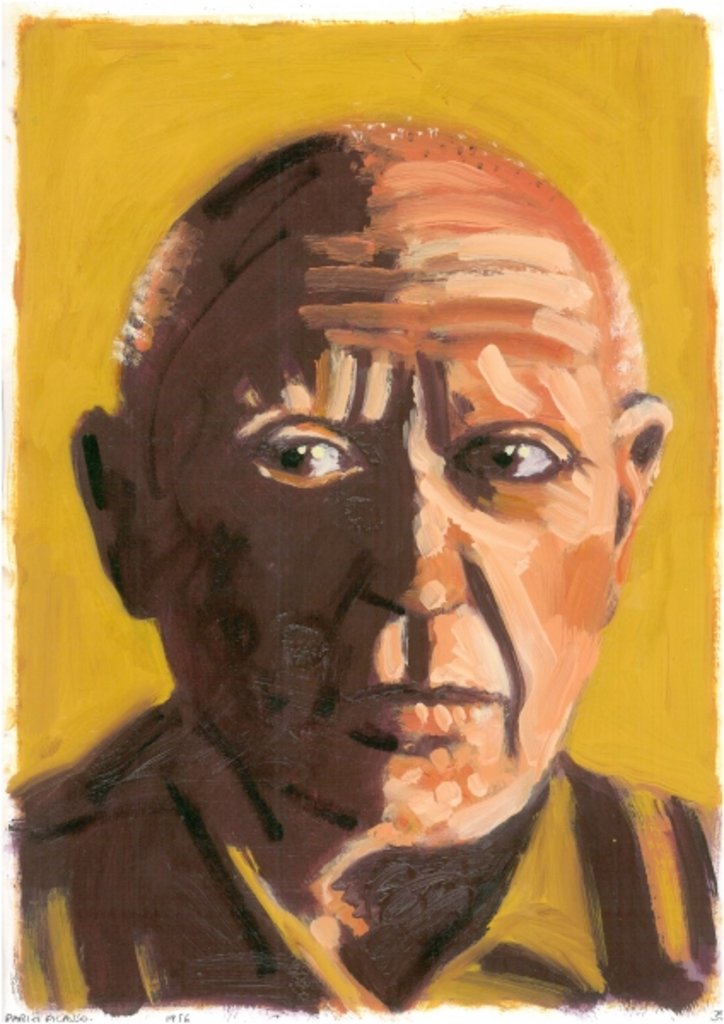 Detail of Pablo Picasso, 2008 by Sara Hayward
