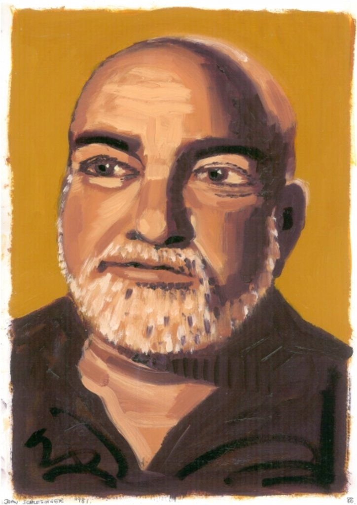 Detail of John Schlesinger, 2008 by Sara Hayward