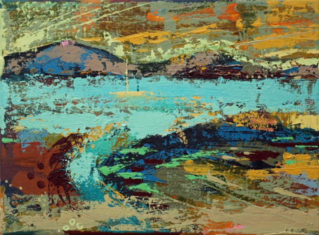 Detail of Low tide, 2014 by Sara Hayward