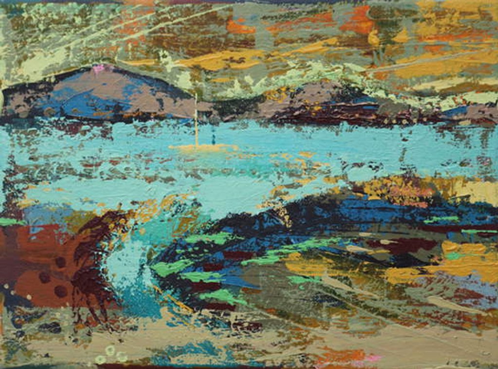 Detail of Low tide, 2019 by Sara Hayward