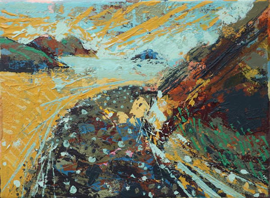 Detail of To the island, 2019 by Sara Hayward