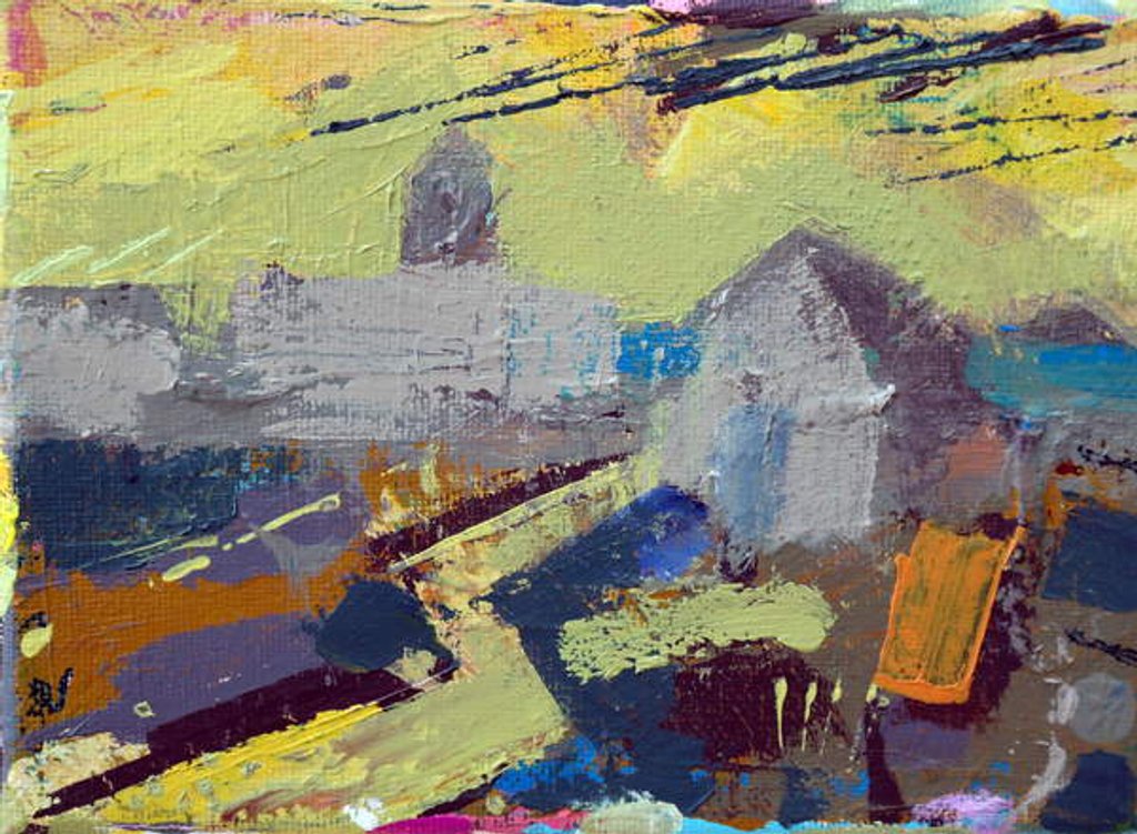 Detail of Iona path, 2019 by Sara Hayward